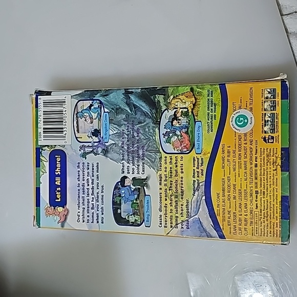 Vintage Dragon Tales "Let's all share" Vhs - Picture 2 of 2